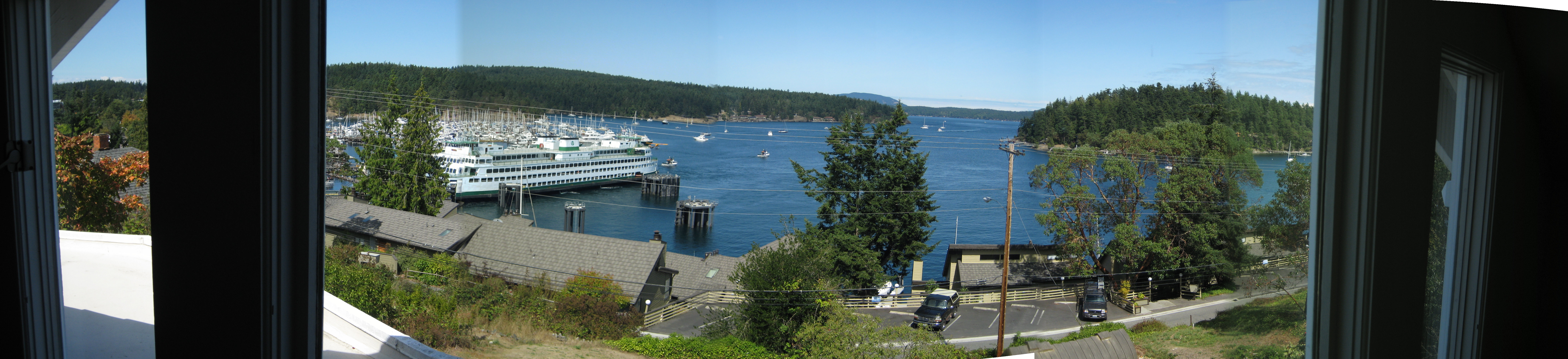 Panorama from living room window